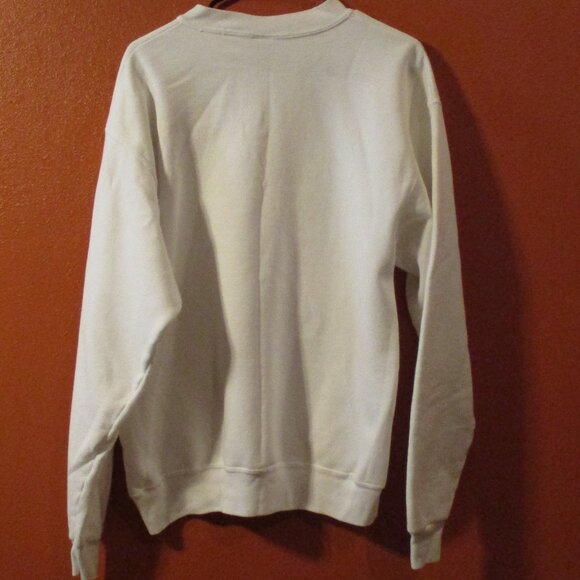 Tiger Head Vintage 1992 Oneita Men Large Black White Orange Graphic Sweatshirt - Picture 5 of 6